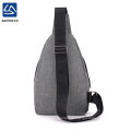 Simple and fashionable waterproof nylon sling mens backpack